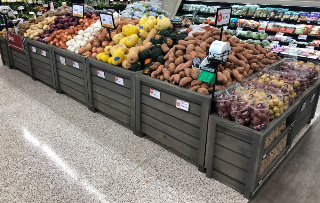 Orchard Bins Produce Display Bins 36" x 36" x 30"