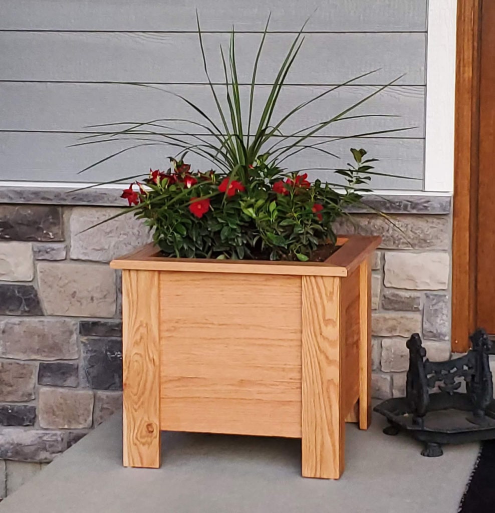 Lignum Wooden Flower Planter Box